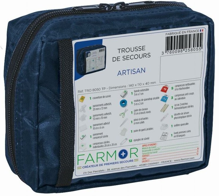 Erste-Hilfe-Koffer Farmor 2/4 Personen - TRO8050TP