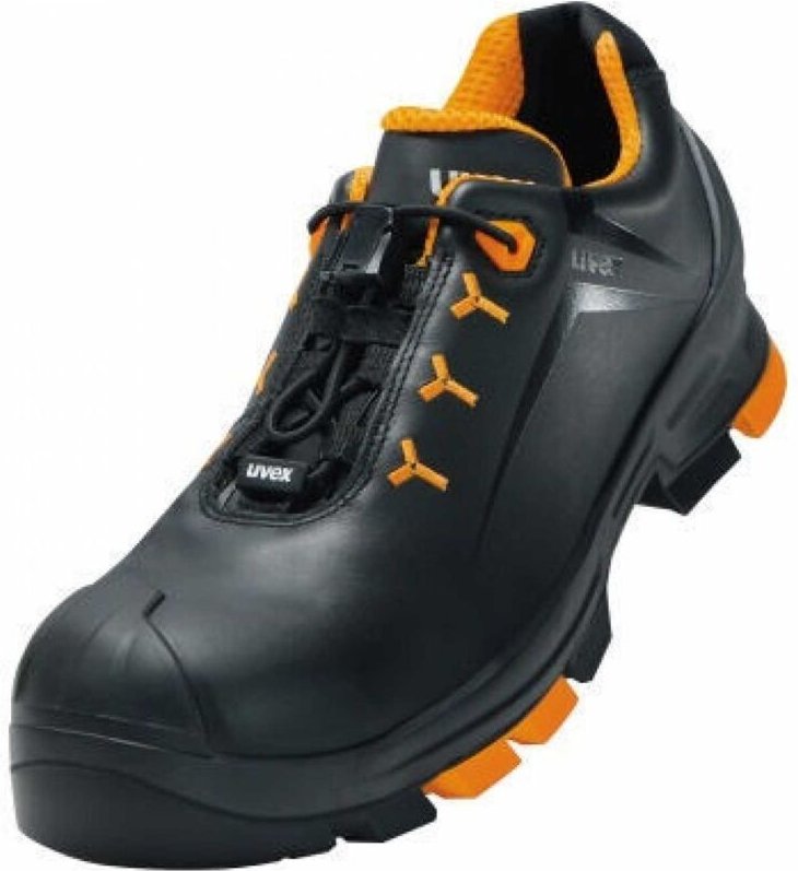 Uvex - 2 Sicherheits-Halbschuh Gr.41 W11 S3L esd sr schwarz/orange 6502.2
