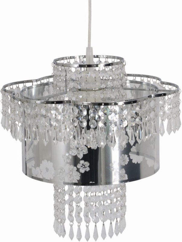 Naeve FANCY 32cm Pendel-Deckenleuchte Chrom 1xE27