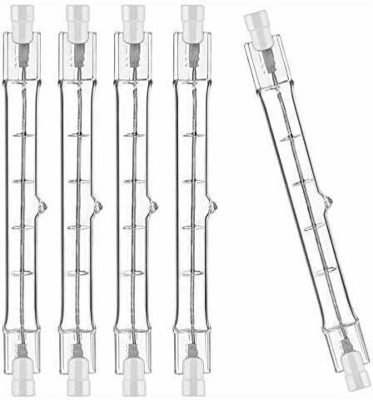 Jalleria - 10 Stück R7S-Halogenlampe, 118 mm, 230 w, 230 v, R7S-Halogenstab, 118 mm, R7S-Halogenlampe, dimmbare Halogen-...