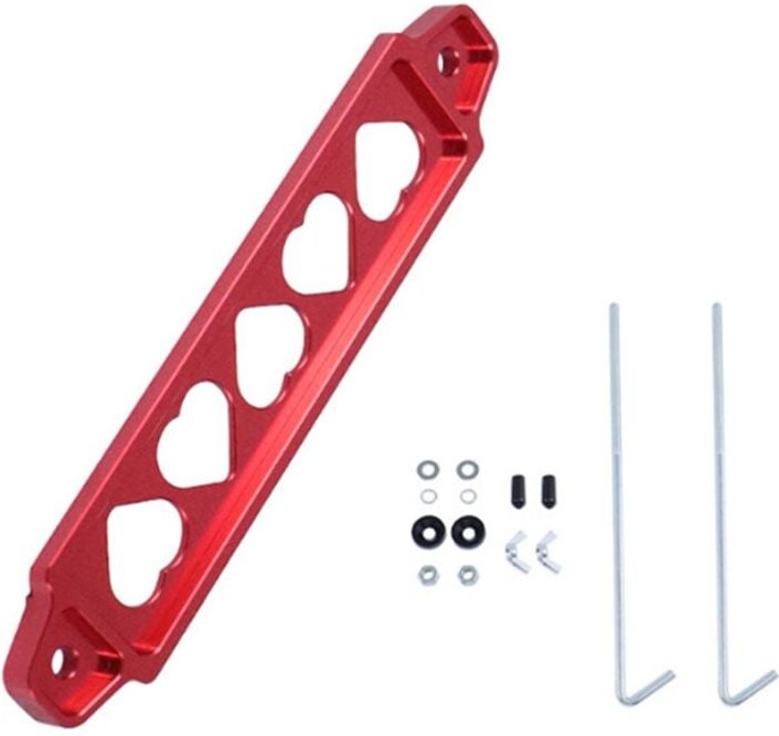 Universal Auto Batterie Aluminium Legierung Halten Unten Halterung Feste Halterung Halterung Klammer Bar