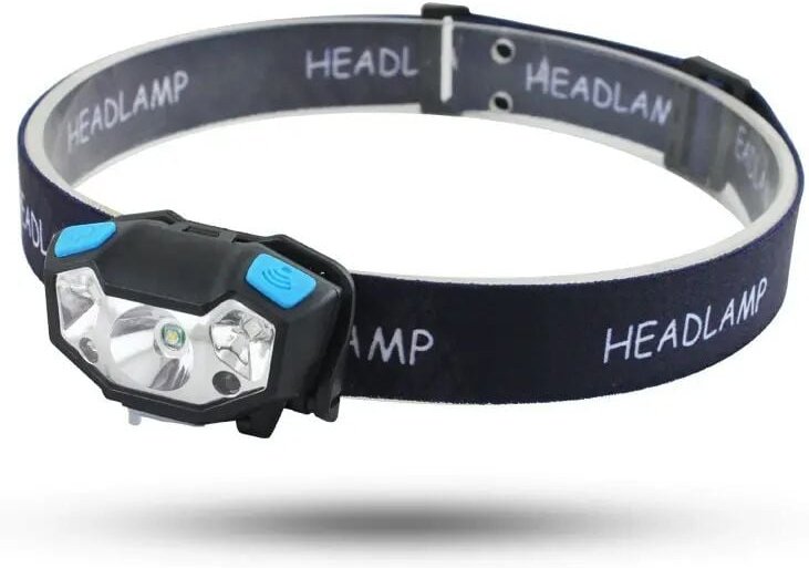 Lampe frontale à led, phare de travail à led , lampe frontale à capteur de mouvement Lampe de travail étanche rechargeab...