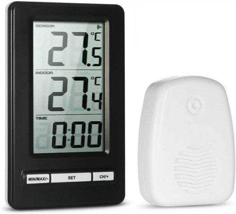 Drahtloses digitales LCD-Innen- und Außenthermometer zur Temperaturmessung