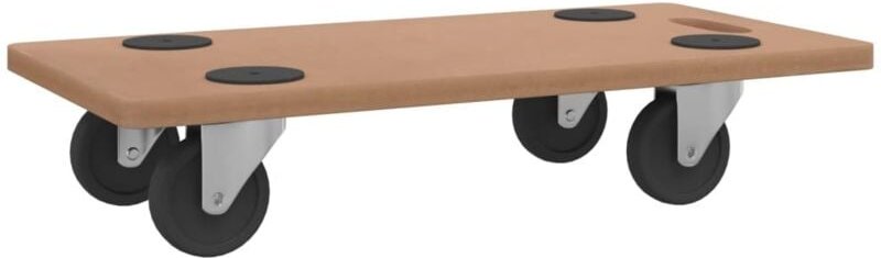 Rollbretter 6 Stk. Rechteckig Holzwerkstoff Vidaxl