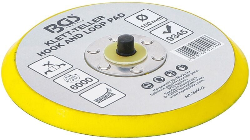 Bgs Technic - Klett-Teller für Art. 9345 ø 150 mm