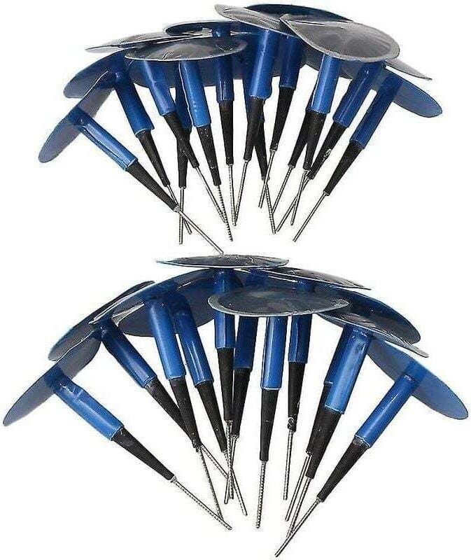 24 pezzi di toppe a forma di fungo per riparazione di pneumatici forati con filo per auto e camion