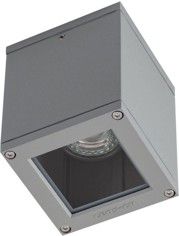 Leds-c4 - Afrodita - 1 Leichte oberflächenmontierte Außendecke Hellgrau IP54, GU10