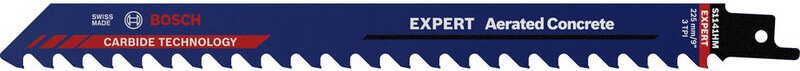 Accessories 2608900408 expert 'Aerated Concrete' s 1141 hm Säbelsägeblatt, 1 Stück Sägeblatt-L - Bosch