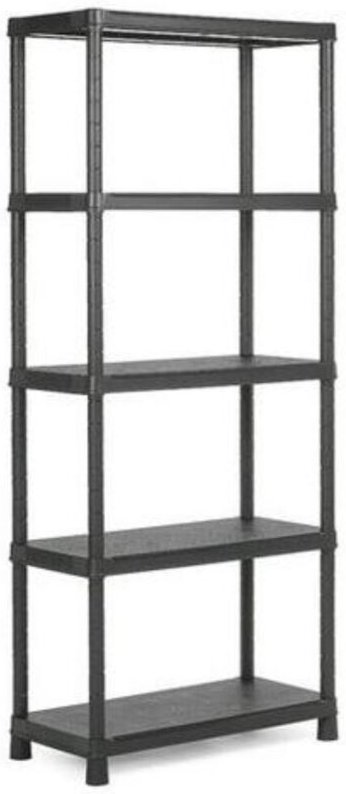 Plus 60 Regal mit 5 Einlegeböden schwarz