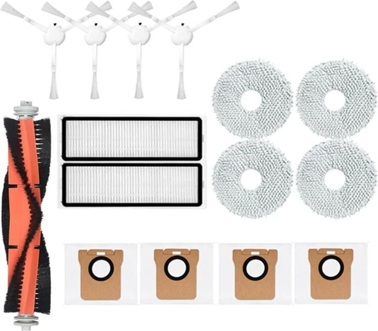 Für Xiaomi Roboter Vakuum X10 + X10 Plus B101GL Ersatzteile Zubehör Wichtigsten Seite Pinsel Hepa-Filter Staub Tasche Mo...
