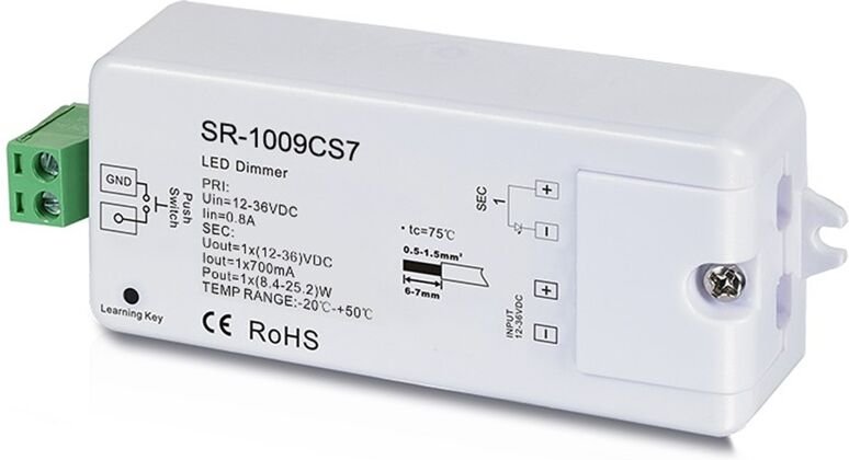 Pwm Treiber Controller 12-36V-DC (700mA) Konstantstrom Sunricher