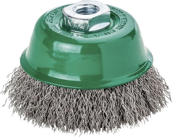 Thumbnail - Lessmann Topfbürste Edelstahl gewellt 65x0,35mm