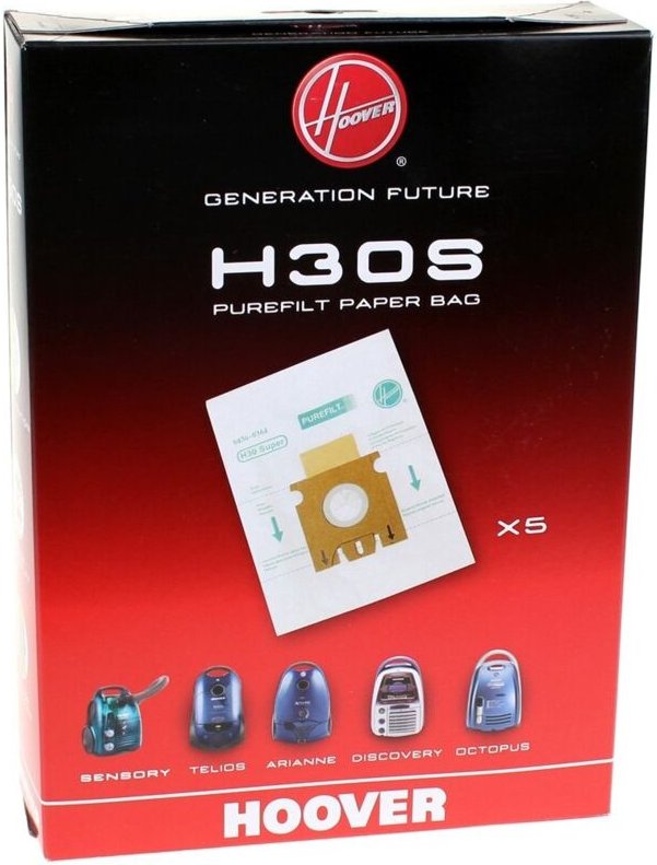 Hoover - staubsauger beutel orig h30 arianne/telios/sensorische - 09178278 - 5010418137415
