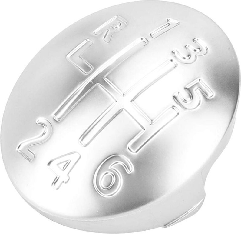 Ej.life - Aramox Schaltknaufabdeckung, Auto Schaltknaufkopf Schalthebel Schaltknaufabdeckung 6 Gang Schaltknaufkappe