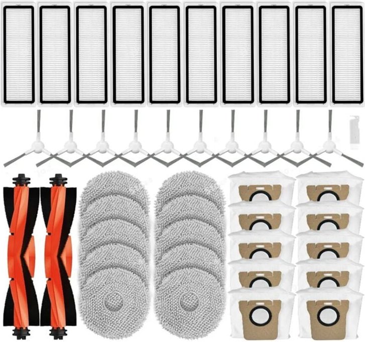 Für Roboterstaubsauger Hauptseitenbürste Hepa-Filter Mopptuch