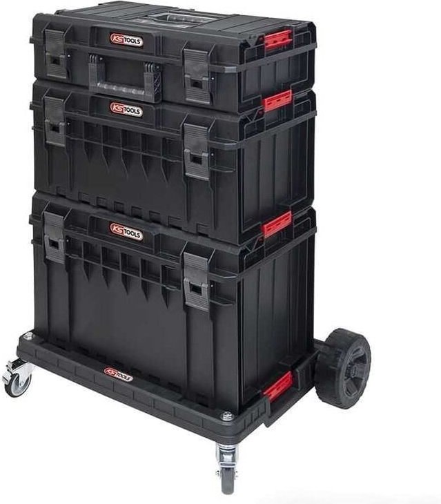 SCM-Kistenset mit Transportwagen - 4 Stück - 850.0377