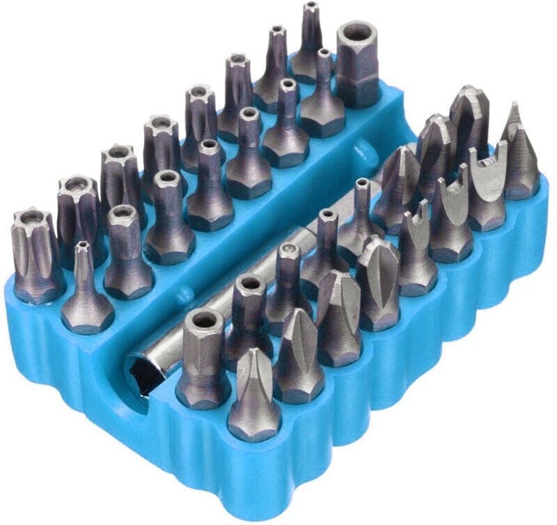 Linghhang - 33-teiliges Hohlbohrer-Set mit speziell geformten Schraubendreher-Bits, Zubehör für elektrische Bohrmaschine...