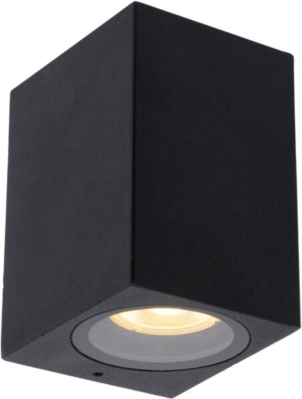 Lucide - zaro - Wandstrahler / Wandleuchte Innen/Außen - 1xGU10 - IP44 - Schwarz