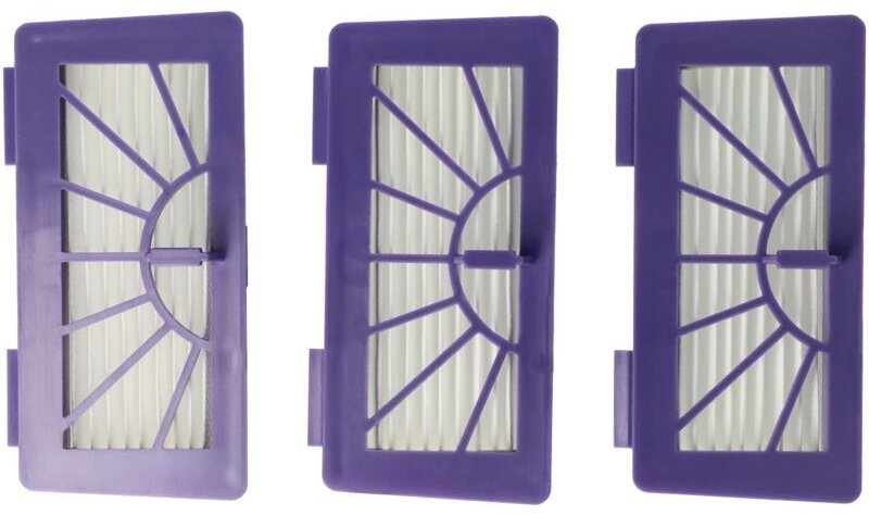 vhbw 3x HEPA Filter kompatibel mit Vorwerk Kobold VR100 & Neato XV-11, XV-12, XV-15, XV-21, XV-25, XV Essential Staubsau...