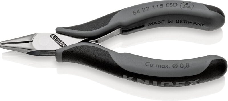 64 22 115 esd Elektronik-Vornschneider esd mit Mehrkomponenten-Hüllen 115 mm