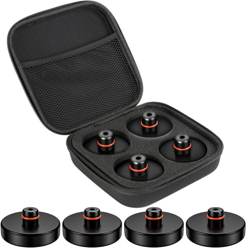 Speed 4-teilige Wagenheberauflagen aus Gummi für Tesla Model 3/Y/X/S, Wagenheberauflage-Adapter, Zubehör mit Aufbewahrun...