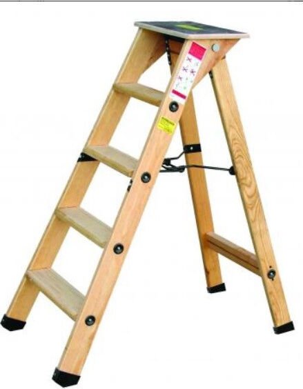 Thumbnail - Holz-Stehleiter pro 4M+ Ablage H:108cm