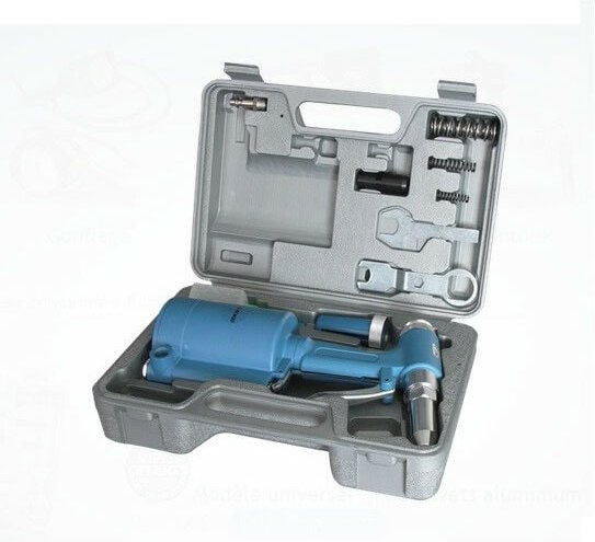 Lacme - Lacmé - Schatulle mit einer universellen hydropneumatischen Nietmaschine 4,8mm