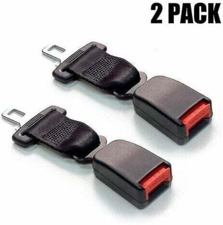 2er-Pack Sicherheitsgurtverlängerung, Auto-Sicherheitsgurtverlängerung, 23 cm Sicherheitsgurtschnalle