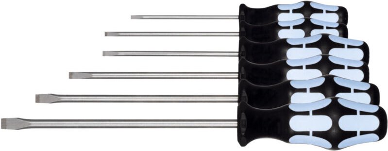 Norm-Schraubendreher-Satz 'Stainless', mit Kraftform-Heft, 6-teilig - Wera