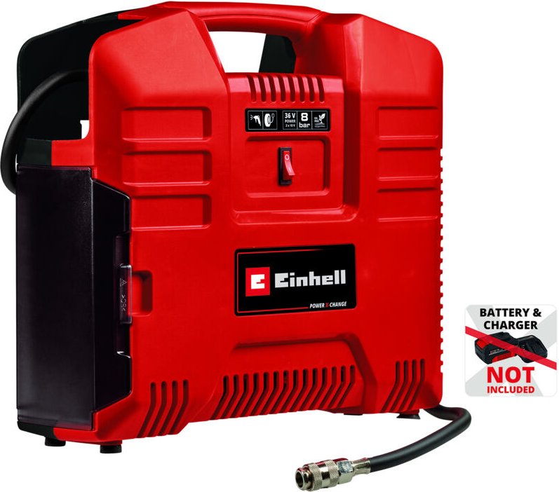 Thumbnail - Einhell - Akku-Koffer-Kompressor te-ac 36/8 Li of Set-Solo Power X-Change (36 v, max. 8 bar, ölfrei, Ansaugleistung 130 ...