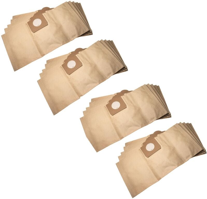 Thumbnail - 20x Staubsaugerbeutel kompatibel mit Kärcher a 2001, k 2001, k 3011, nt 2001, nt 211, nt 3011 Staubsauger - Papier, 56cm...