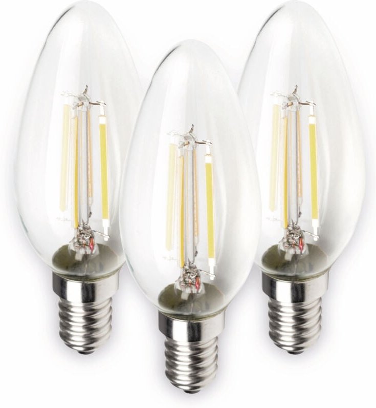 FP - müller-licht LED-Lampe 400291, E14, eek: e, 4 w, 470 lm, 2700 k, 3 Stück