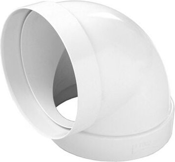 Kurve 90° abs 125 weiß