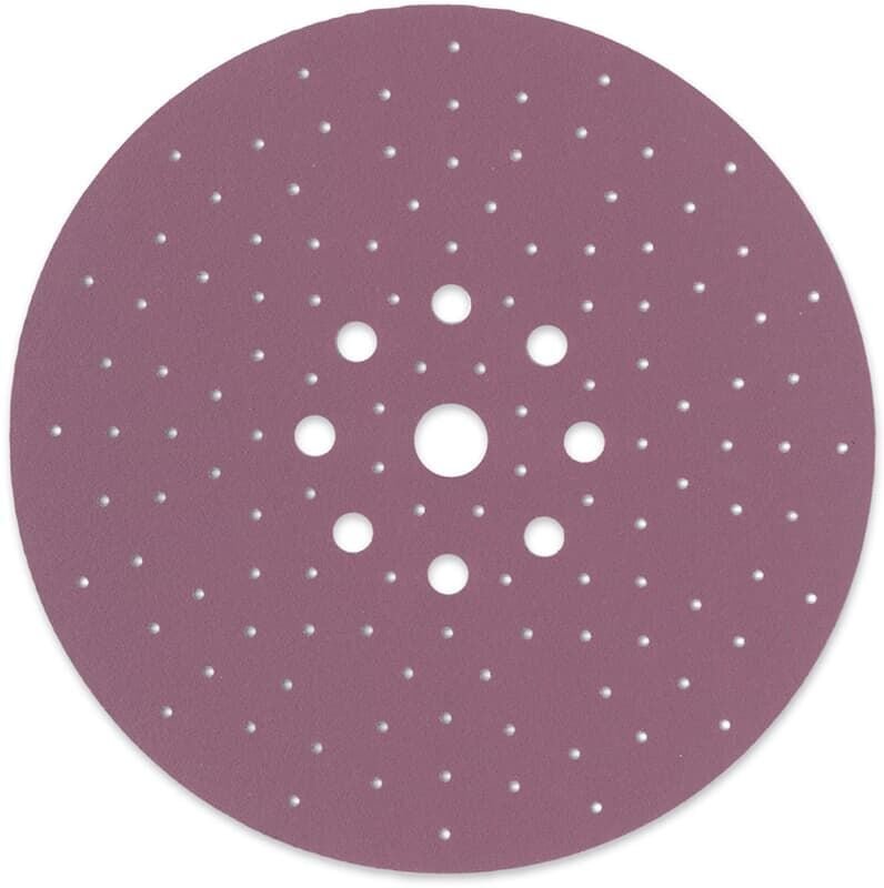 Sia Klett Schleifpapier Scheiben 1950 siaspeed 225mm 129 Loch, Körnung: K220 Körnung, Packungsinhalt: 25 Stück