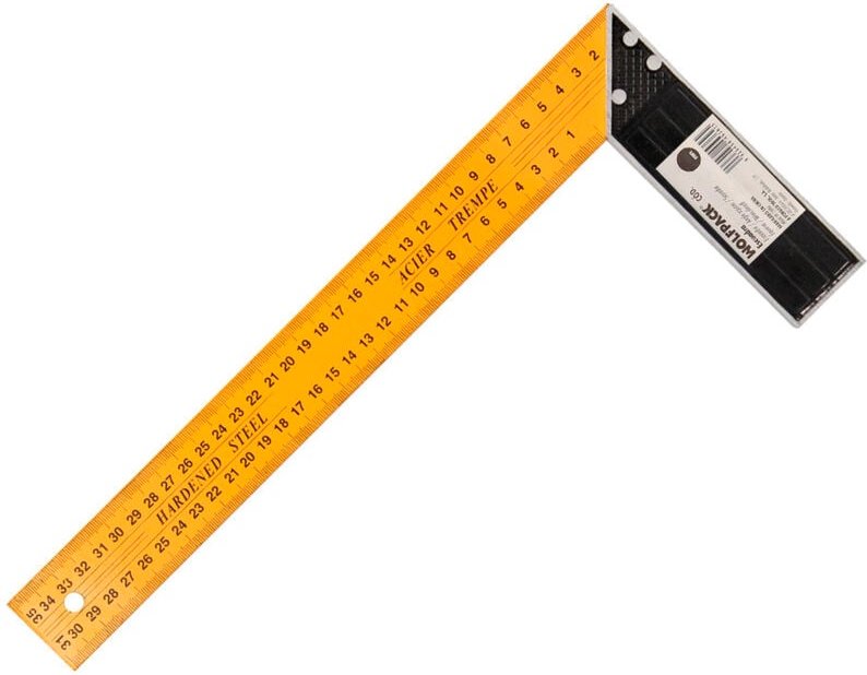 Metallquadrat 350 mm.