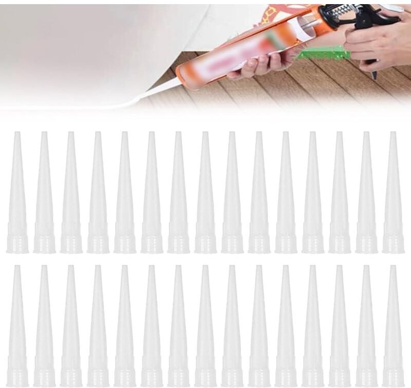 30 Stück Kartuschen-Silikonhülsen – Ersatz-Silikonspitzen für Kartuschen - Ahlsen
