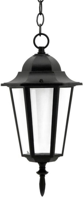 Retro Garten Hängeleuchte Liguria E27 IP43 schwarz Goldlux 202161