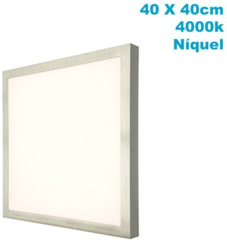 FABRILAMP Deckenanbauleuchte 36w Modell Plano in Nickel