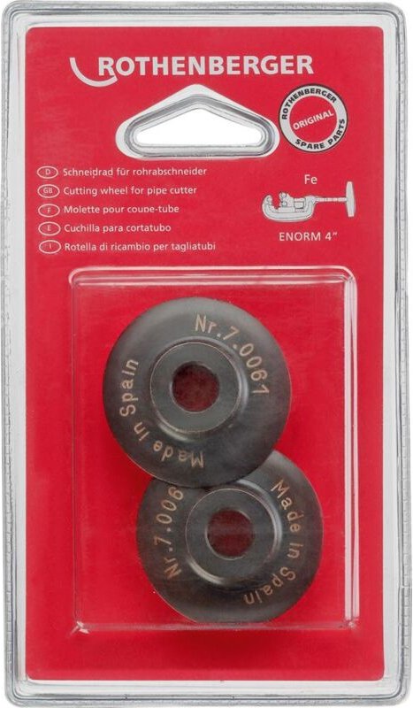 Schneidrad für Rohrschn. 1.1/4'-4' - Rothenberger