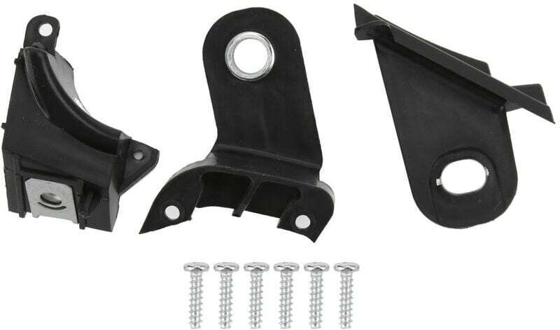 ABS & Metall Linke Beifahrerseite Linke Halterung 51816682, Scheinwerfer-Halterungssatz Zubehör Ersatz, Passend für 500,...