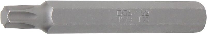 Bgs Technic - Bit Länge 75 mm Antrieb Außensechskant 10 mm (3/8') T-Profil (für Torx) T45