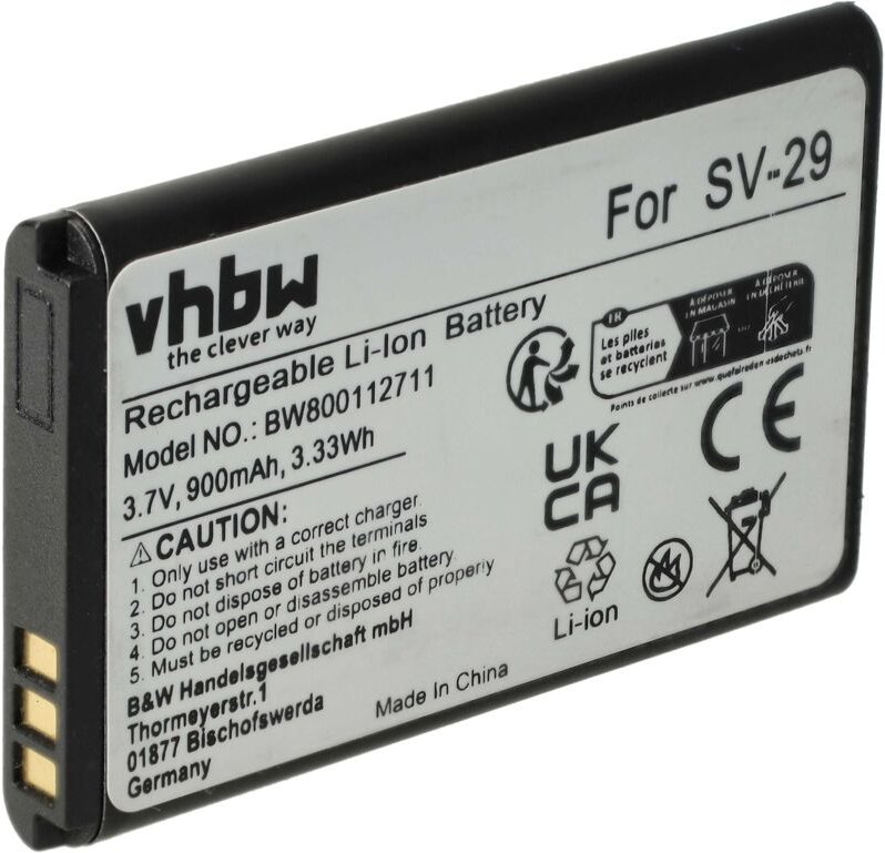 Vhbw - Akku Ersatz für Swissvoice C0487, 20405928, SV20405855, SV-29, 043048 für schnurlos Festnetz Telefon (900 mAh, 3,...