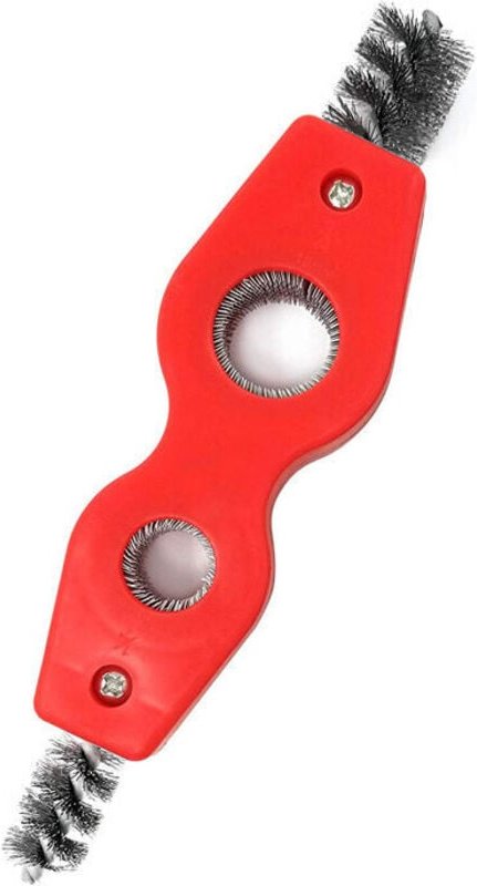 ZVD 4-in-1-Reinigungsbürste für Metallrohre, Autobatterieklemmen, Stahldraht zur Innen- und Außenreinigung