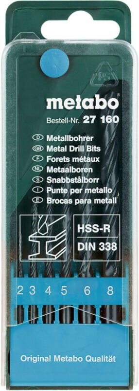 Thumbnail - HSS-R-Bohrerkassette, 6-teilig (627160000) - Metabo