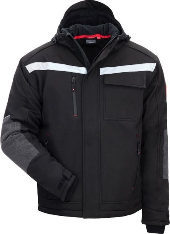 Nitras - Winter-Softshelljacke motion tex plus 7180W schwarz Gr.L