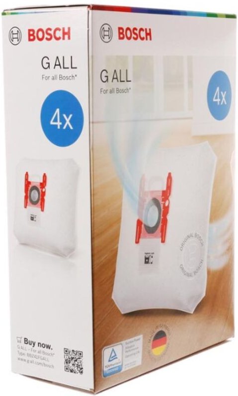Ersatzteil - 4er Pack Staubsaugerbeutel g, original - Bosch siemens, ufesa, girmi, entronic