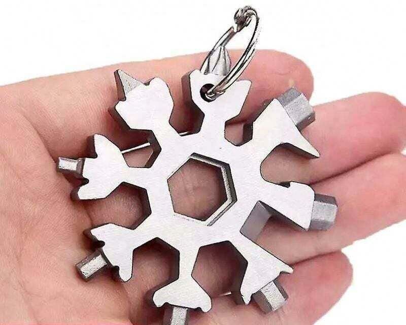 Geschenke für Männer und Frauen, 18-in-1-Schneeflocken-Multifunktionswerkzeug, Geschenke für Männer zu Weihnachten, Hand...