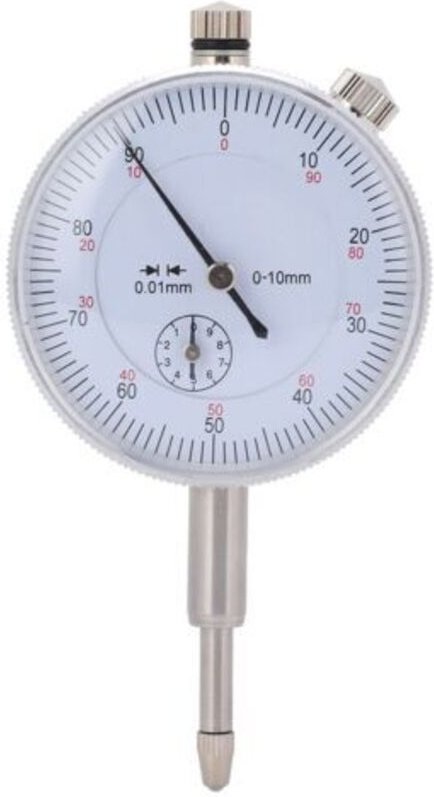 010-mm-Messuhr, hochpräzises Aluminiumgehäuse, mechanischer Zeiger, Innendurchmesser, Tiefenanzeige