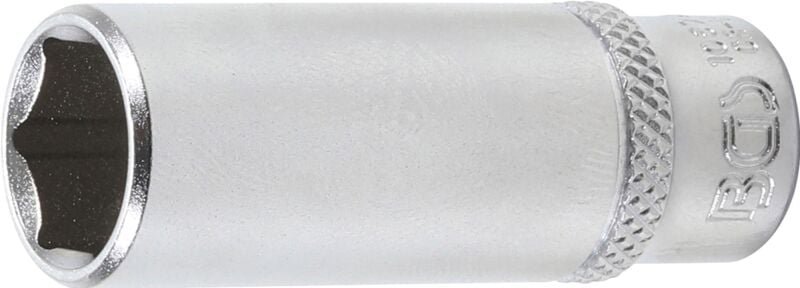 Steckschlüssel-Einsatz Sechskant, tief Antrieb Innenvierkant 6,3 mm (1/4") SW 1/2"