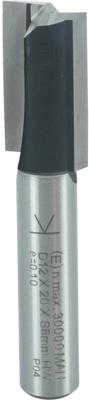 Thumbnail - Ent European Norm Tools - ent Nutfräser - Fräser zum Einbohren in Hart- und Weichholz 12x20mm, hw